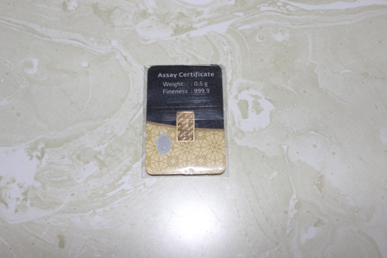 IGR Gold Bar .5 Gram Gold Refinery – 999.9 Fine Sealed Assay 8281808