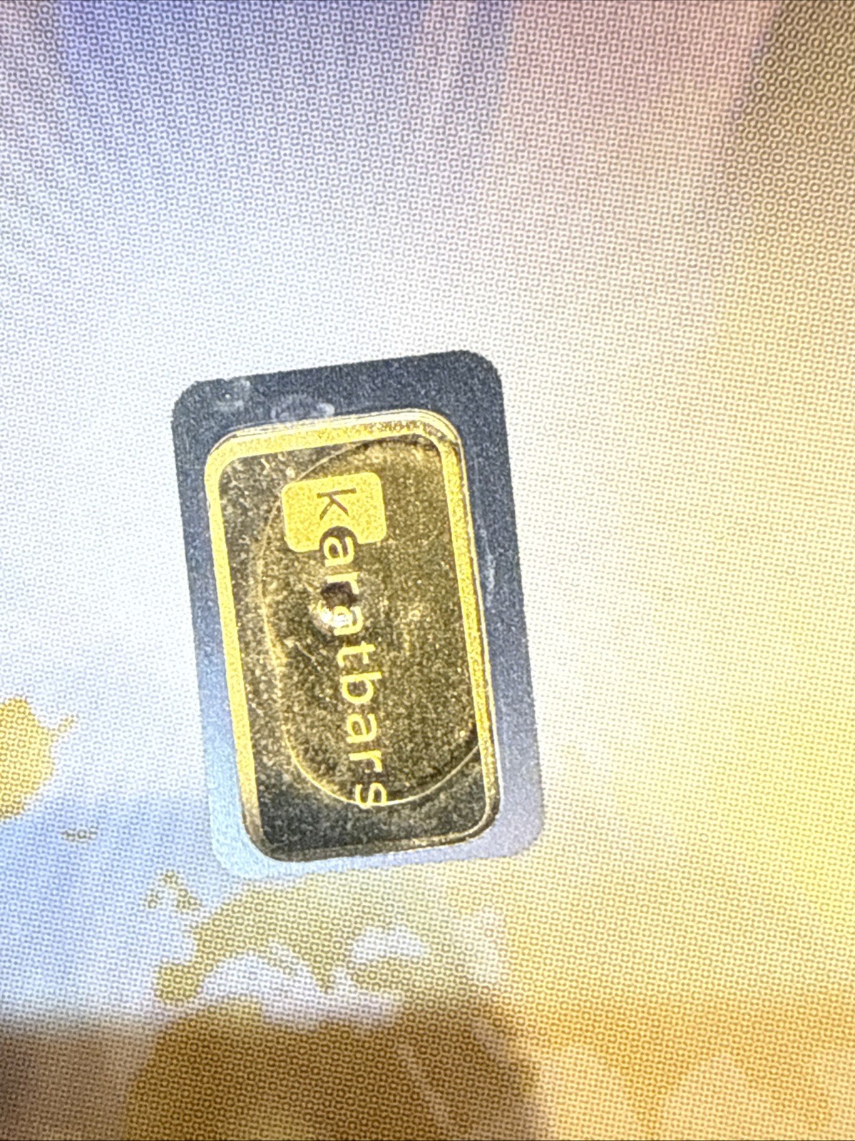 KARATBARS .1 GRAM .9999 FINE 24K GOLD BARS KARATPAY 1/10G SET OF 2