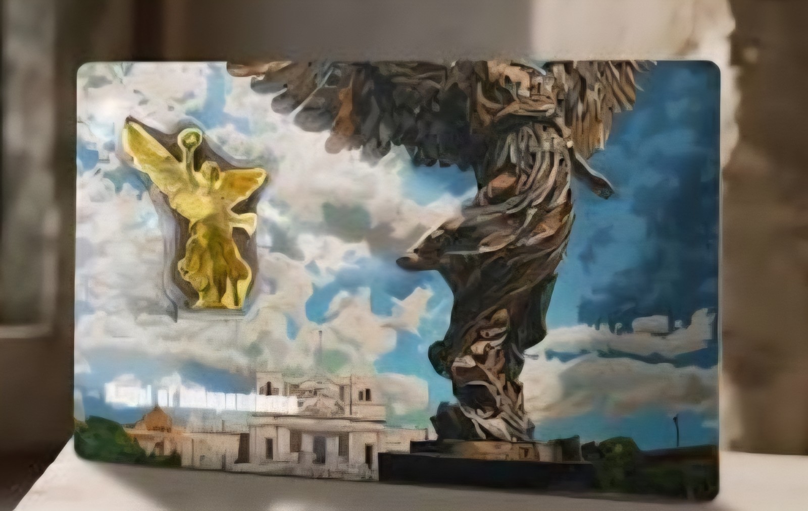 1/1000 oz Gold Mexican Angel of Independence Nieu (In Card)