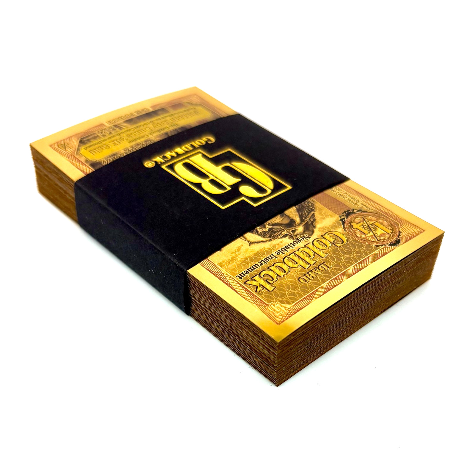 2026 1/4 Idaho GOLDBACK Gold Note 100-PACK – New 24k GOLD ALPHA NOTE W/ UV BG92
