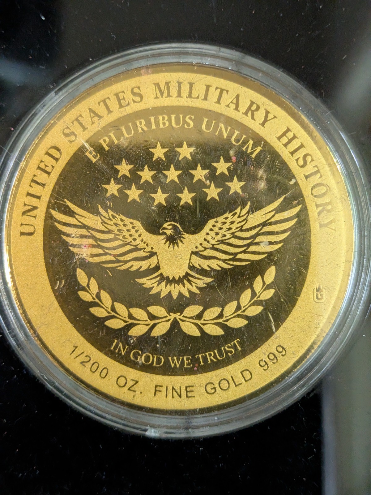 2024 American Mint 99.9% Gold World War I WW1 Military History 1/200oz AGW