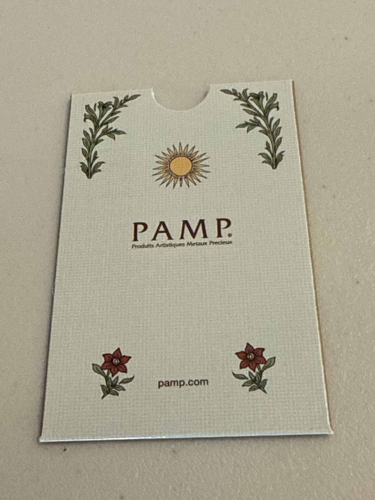 1 gram Gold Bar – PAMP Suisse Una & The Lion (In Assay w/ Sleeve)