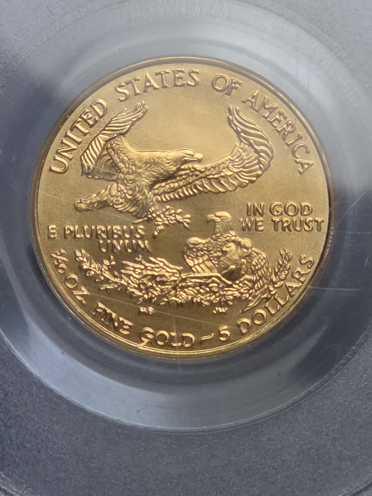 2006 $5 Gold American Gold Eagle PCGS MS70 1/10th oz. #784