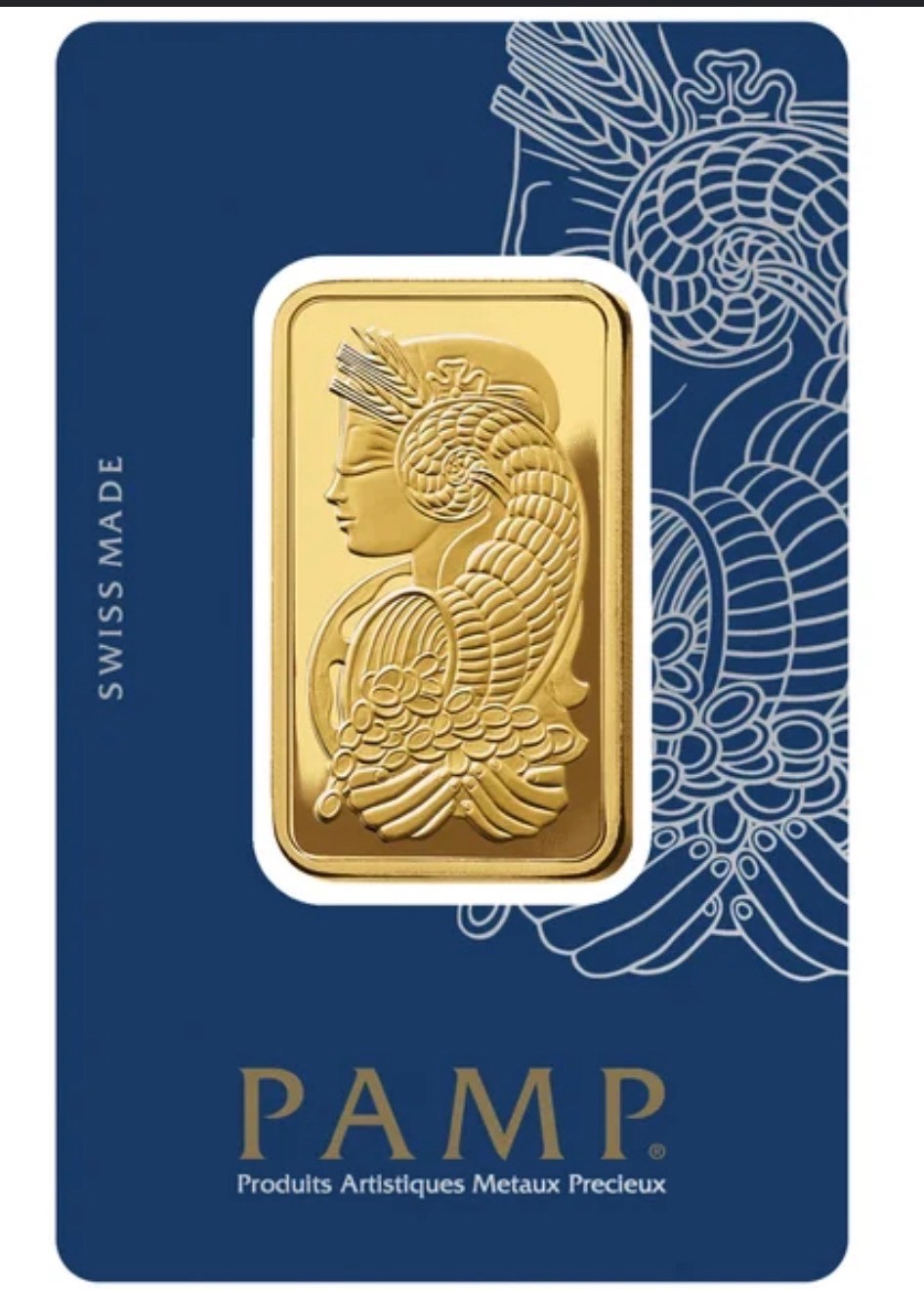 1 oz Gold Bar PAMP Suisse Lady Fortuna Veriscan (In Assay) .9999 Fine