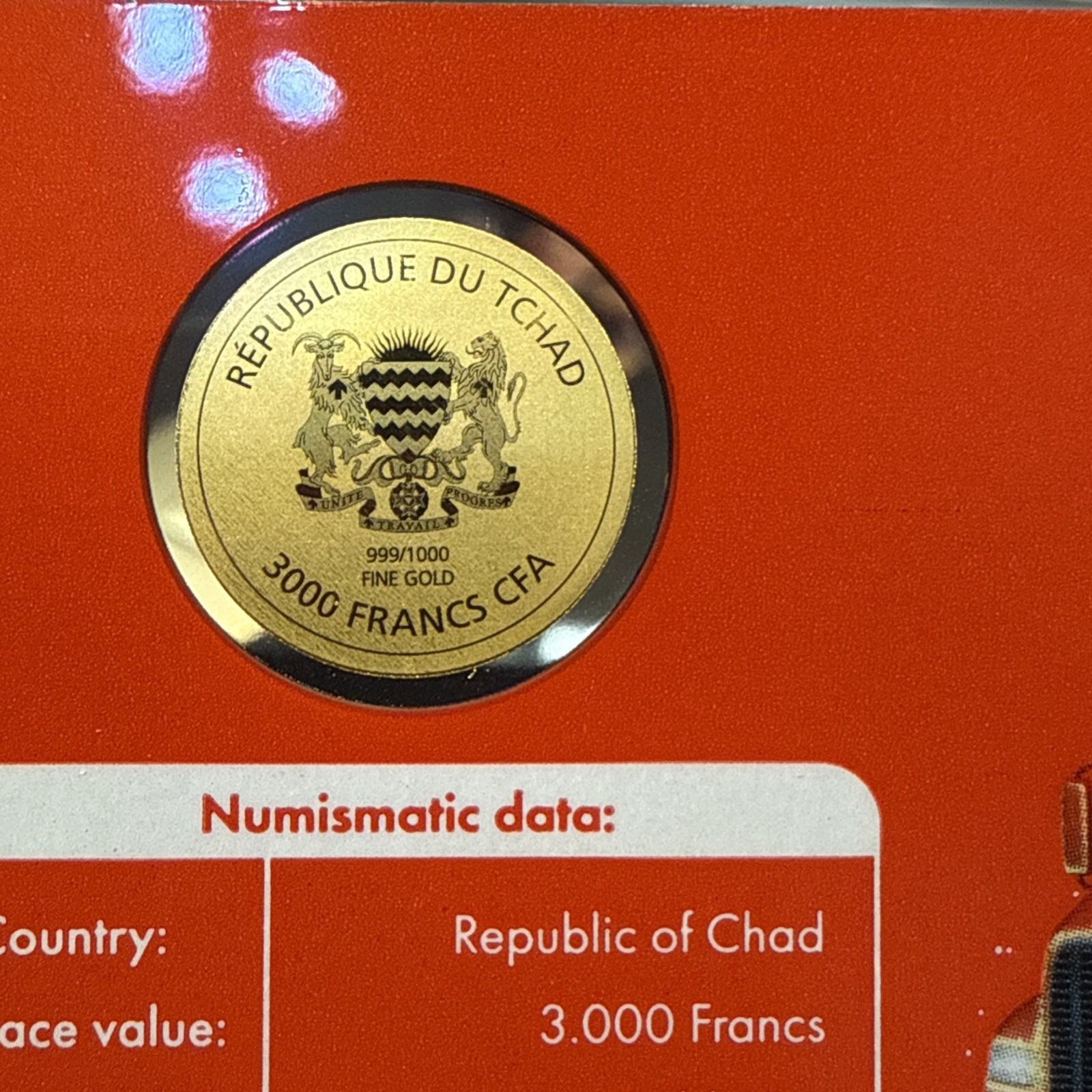1/1000th oz Gold Coin Card The iconic Coca Cola truck with C.O.A.