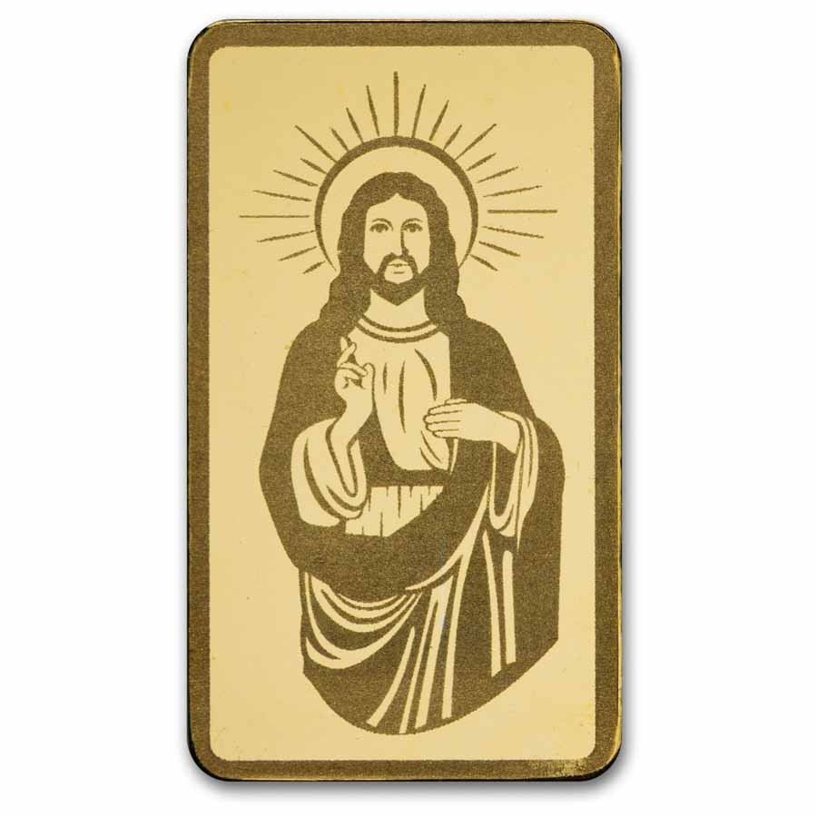 1 gram Gold Bar – Blessings of Jesus Christ (Dove & Cross TEP)