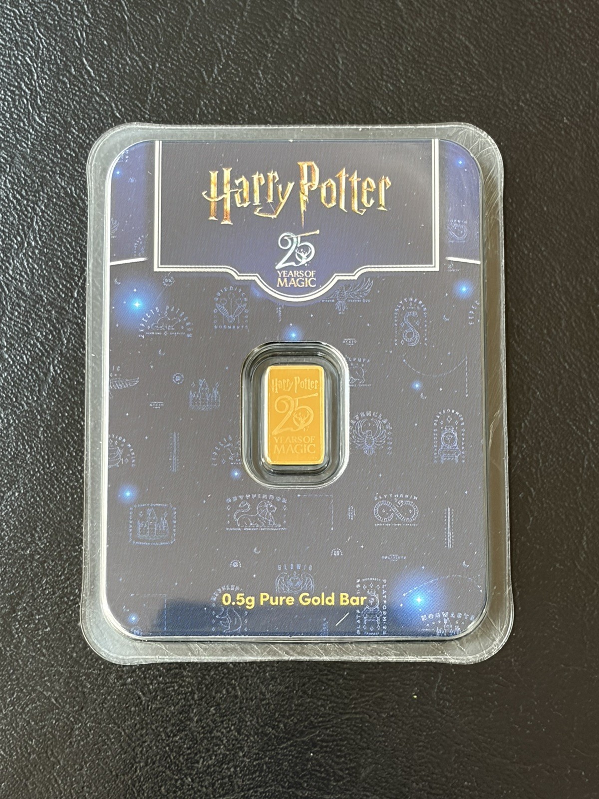 2026 PAMP Suisse Harry Potter 25th Anniversary 0.5g Gold Bar in Card