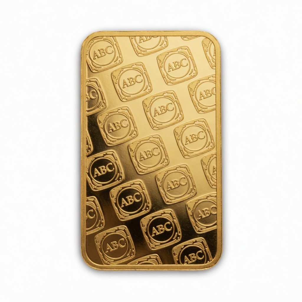 999.9 Fine Gold 1 gram ABC Bullion Minted Tablet Ingot Bar Sealed