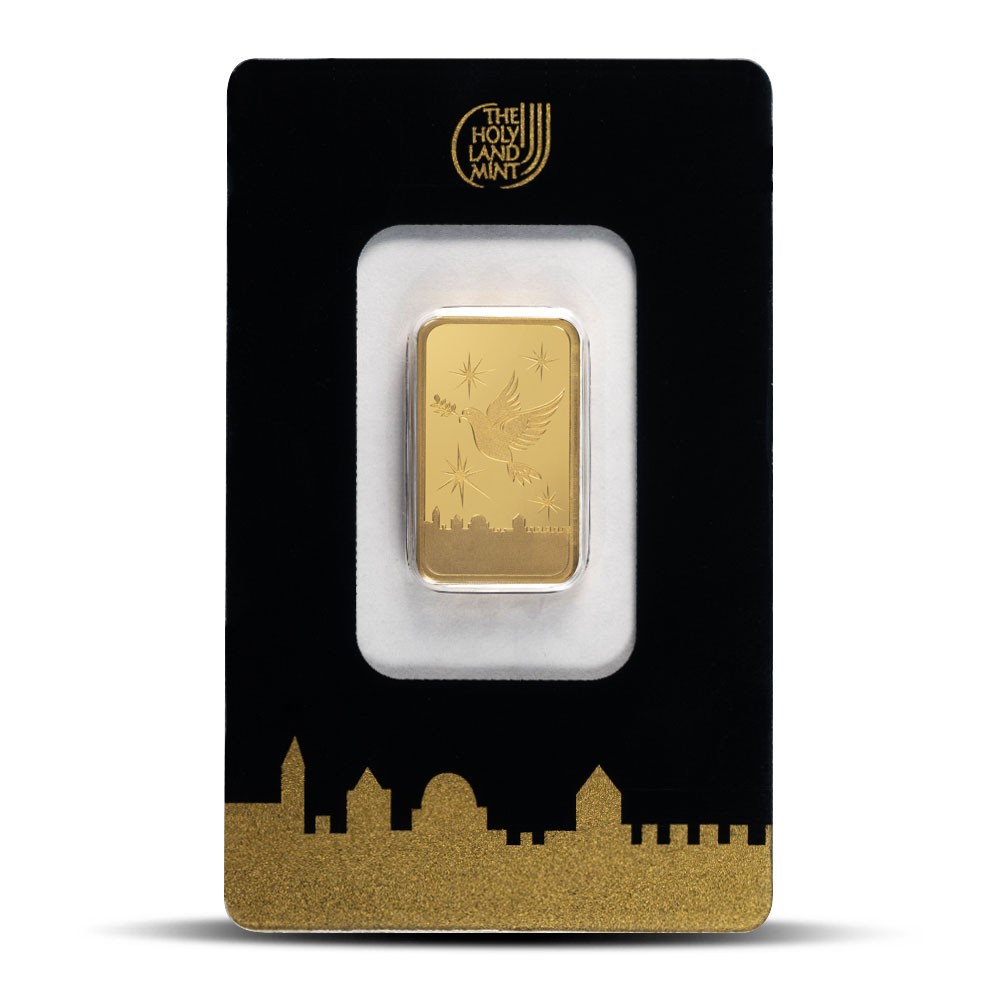1 oz The Holy Land Mint Gold Bar (New w/ Assay)