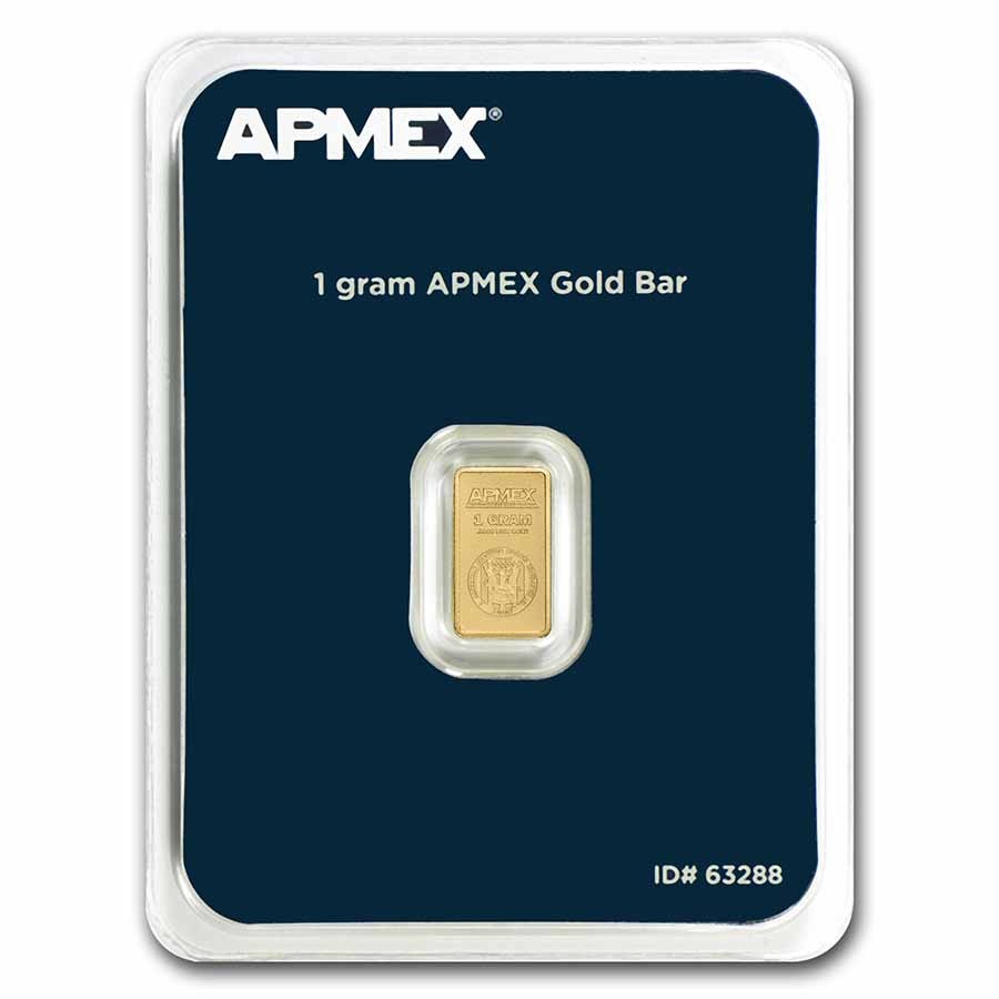 1 gram Gold Bar – APMEX (TEP)